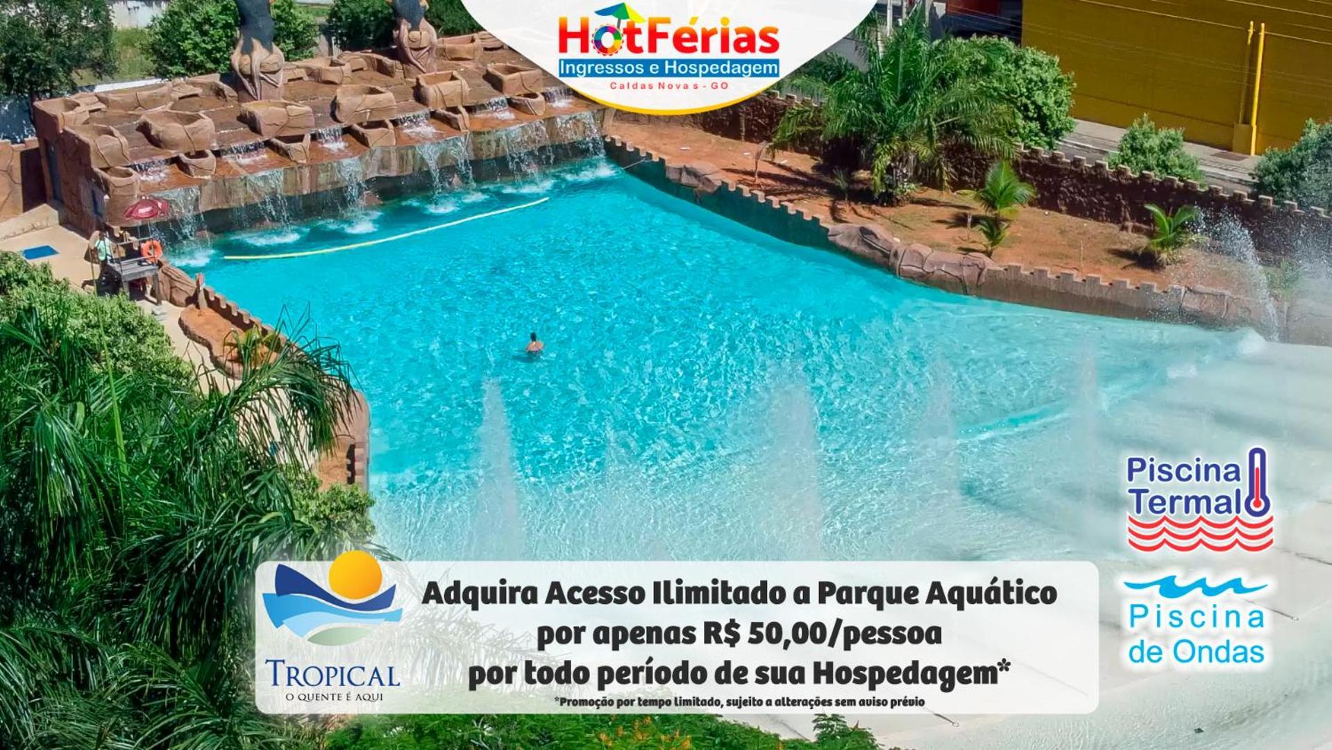 Hotférias - Enseada Caldas Novas, Parque Náutico Opcional Apartahotel